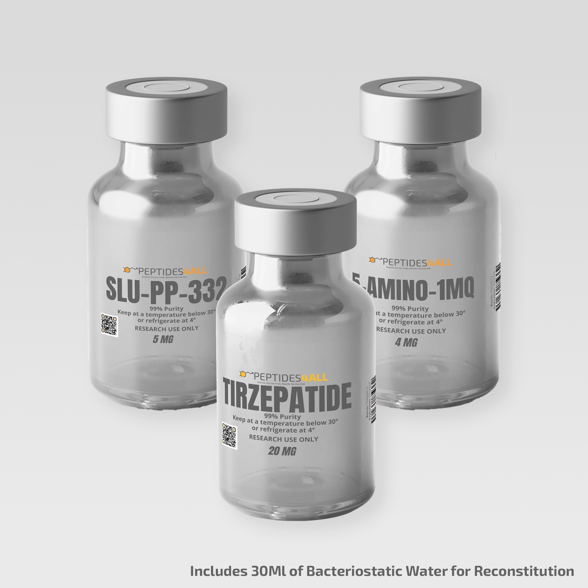 Slim Edge (Tirzepatide + 5-Amino-1MQ + SLU-PP-332)