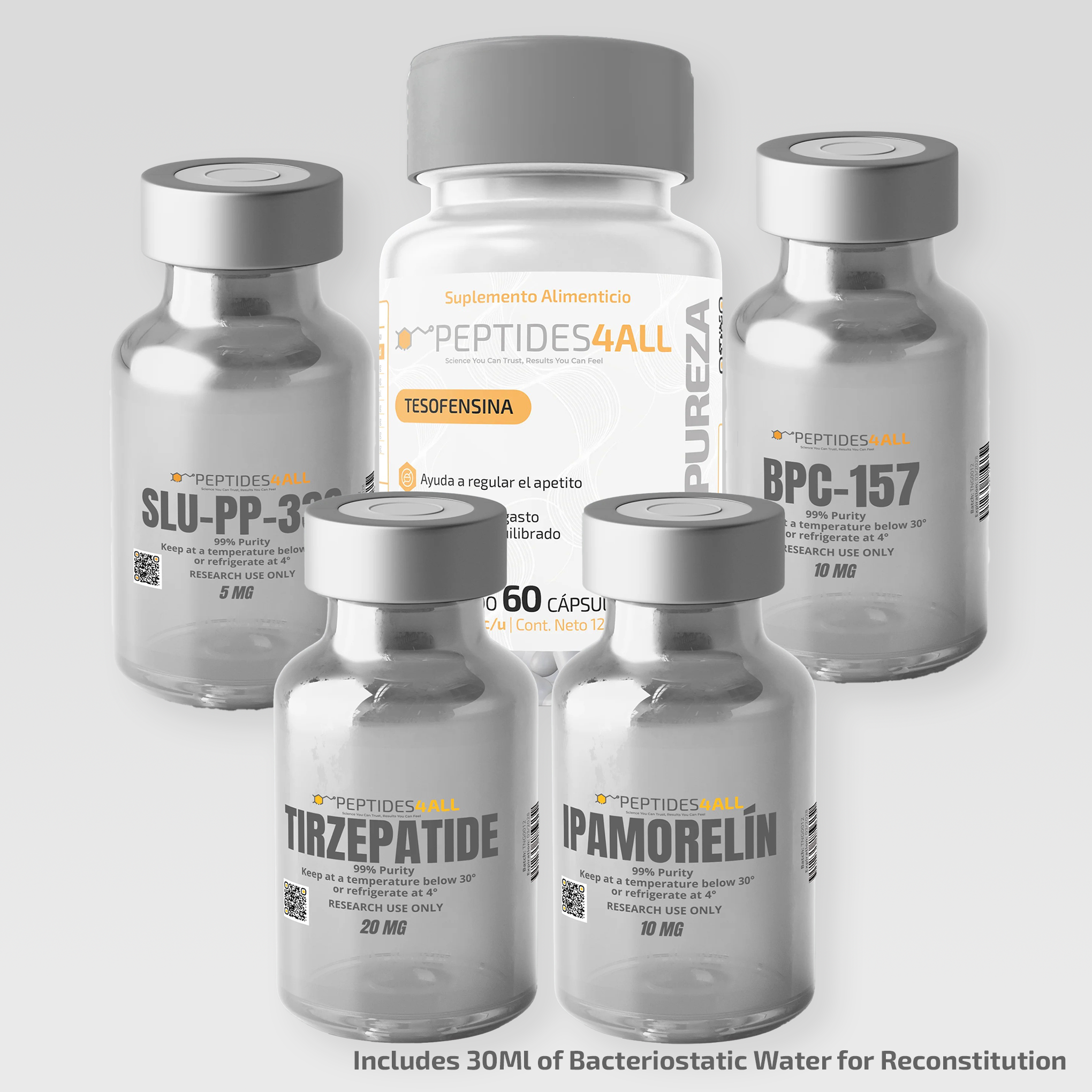 WEIGHT SUPREME (Tirzepatide + Tesofensine + Ipamorelin + BPC-157 + SLU-PP-332)