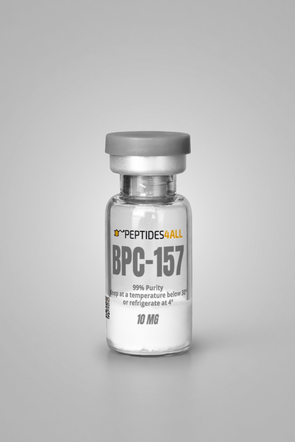 Vial de BPC-157 Peptides4All, 99% de pureza